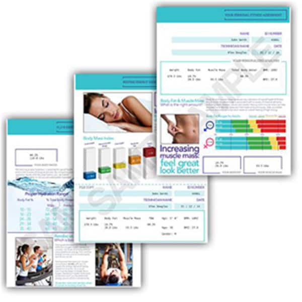Health-O-Meter llustrated Printout Stationary, Athletic HealthOMeter-IPO-ATH - main